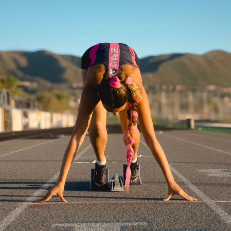 Track &amp; Field, graduation photo